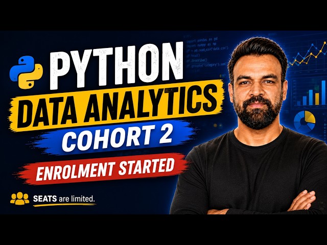 Python Data Analytics Course is BACK! 🚀 | Cohort 2