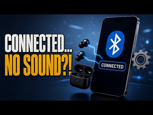 Bluetooth Connected But No Sound? Try This Fix! 🔊