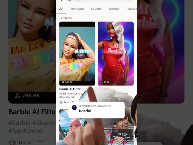 Tutorial on how I did the Barbie AI filter #foryou #subscribe #tutorial