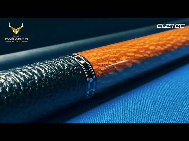 Cuetec Cynergy Truewood Leopard II Leather Wrap by Carabao Billiards Indonesia