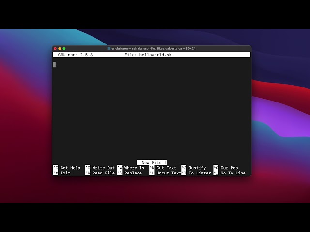 Intro to Shell Scripts