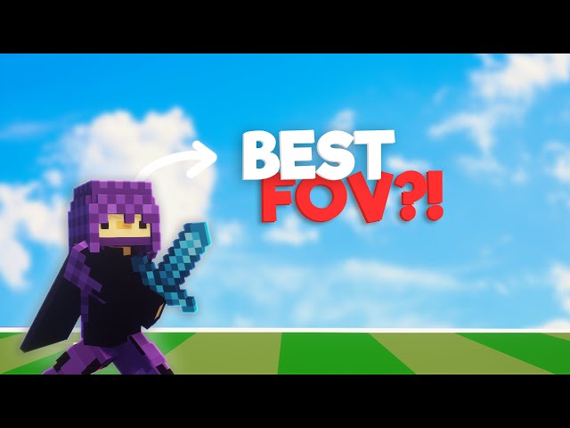 the best fov for minecraft..