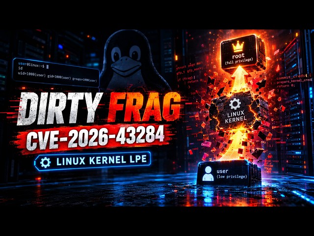 Dirty Frag Linux Kernel Privilege Escalation | CVE-2026-43284