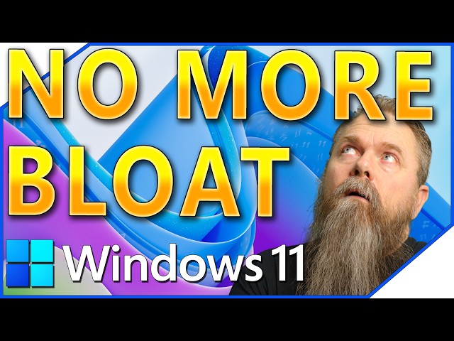 Eliminate Windows 11 Bloatware For Good!!