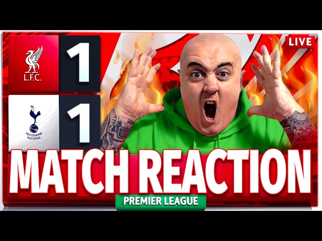 LIVERPOOL 1-1 TOTTENHAM! Craig's LIVE Match Reaction