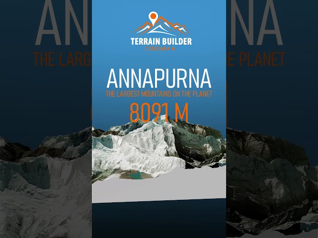 3D Terrain: Annapurna mountain #himalayas #annapurnacircuittrek #mountains #travel #travel #tourism