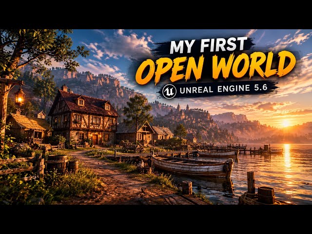 My First Complete Open World Environment | Unreal Engine 5.6