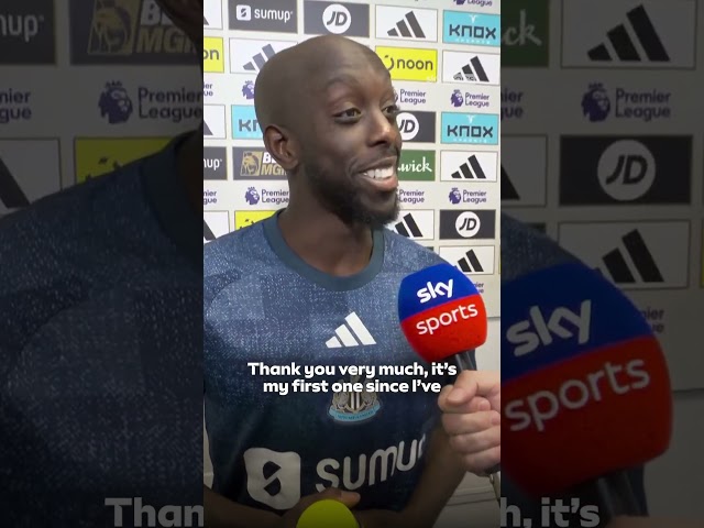 "It's my first one in the Premier League!" 🏆