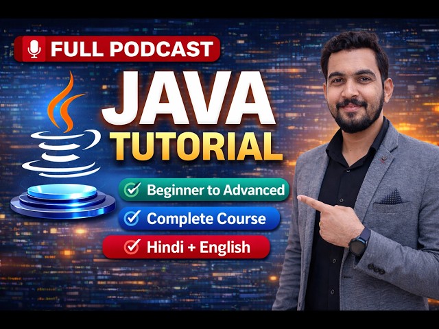 Introduction to Java Programming (Podcast) | Java Basics in Hindi + English | Episode 1