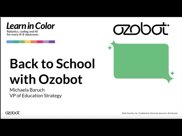 Back to School Webinar - September 2026