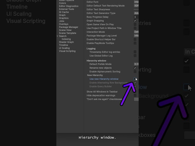 Unity 6.3 Added This to the Hierarchy