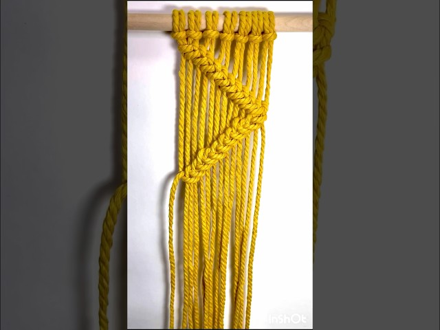 Macrame braid tutorial #easymacrame #macrame #macramecreation #macrameknots #macramepattern