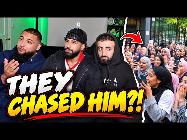 The Orthodox Muslim REACTS To Hijabis CHASING Adam Saleh In London..