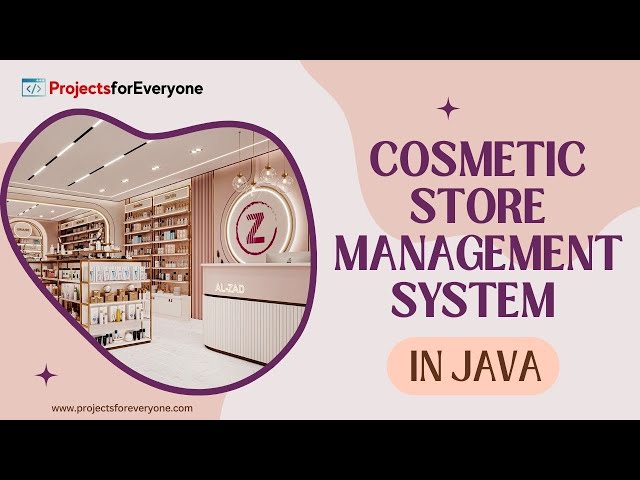 Cosmetic Management System Java Project | #cosmeticmanagement #javaproject  #inventorymanagementjava