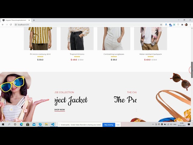 Angular Fashion Ecommerce Template Free