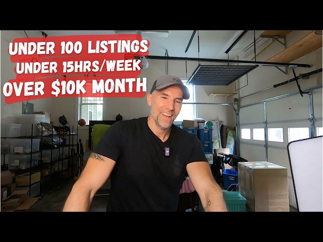 How I Sell Over $10k/Month on eBay With Less Than 100 Listings & Work Less Than 15hrs/Week