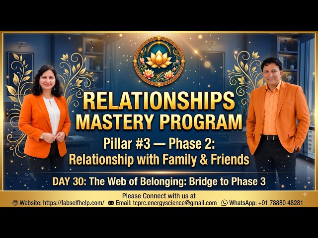 Day 30   The Web of Belonging: Bridge to Phase 3   #prosperity #selfhelp #relationships #upliftment
