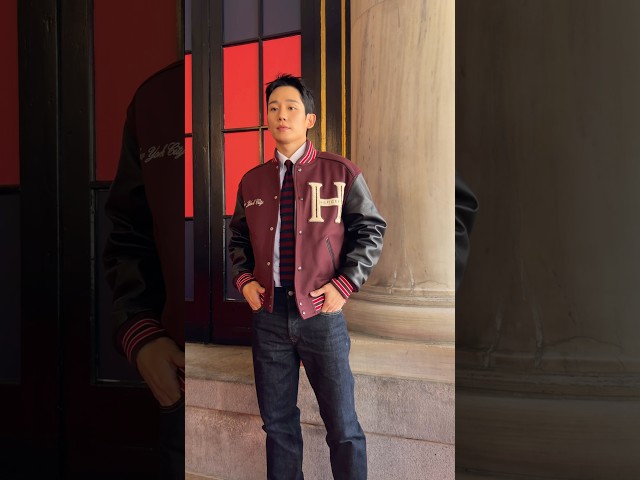 TOMMY HILFIGER | Jung Hae In arriving at the Tommy Hilfiger Spring 2027 Runway show