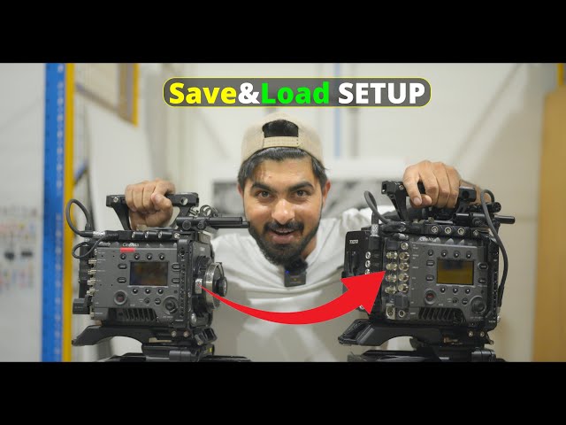 How to Save and Load Setups in Sony Venice 1 and Sony VENICE 2