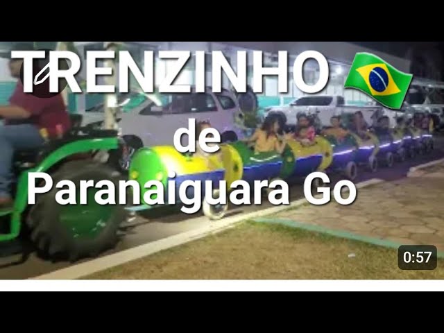 Trenzinho em Paranaiguara Goiás 