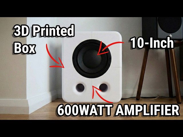 How to Build a DIY Ported Subwoofer Using 3D Printing