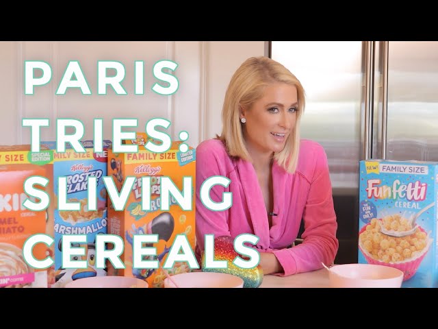 Paris Tries Episode 1: Paris Hilton Rates Sliving Cereals | Paris Hilton