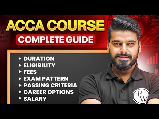 ACCA Course 2026 Full Details?🔥 | Duration, Eligibility, Fees, Salary & Career @accabypw