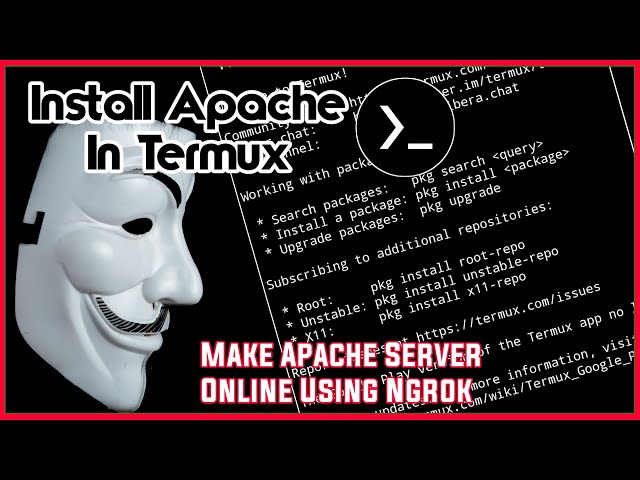 How To Install Apache Server In Termux And Make It Online Using Ngrok