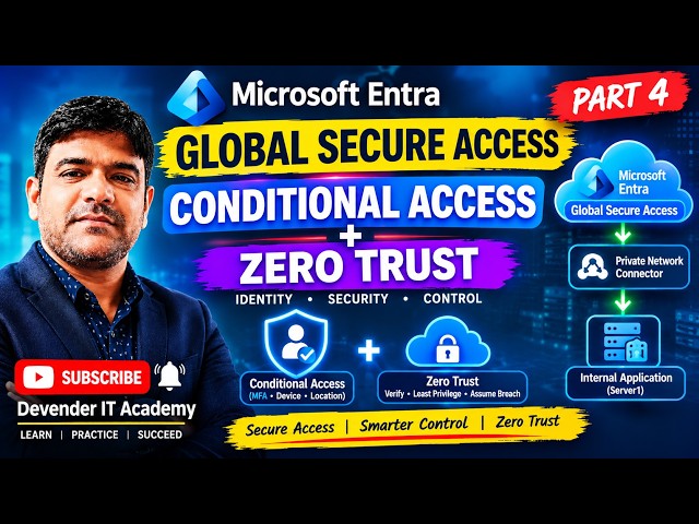 Microsoft Entra Global Secure Access | Conditional Access + Zero Trust | Step-by-Step Demo
