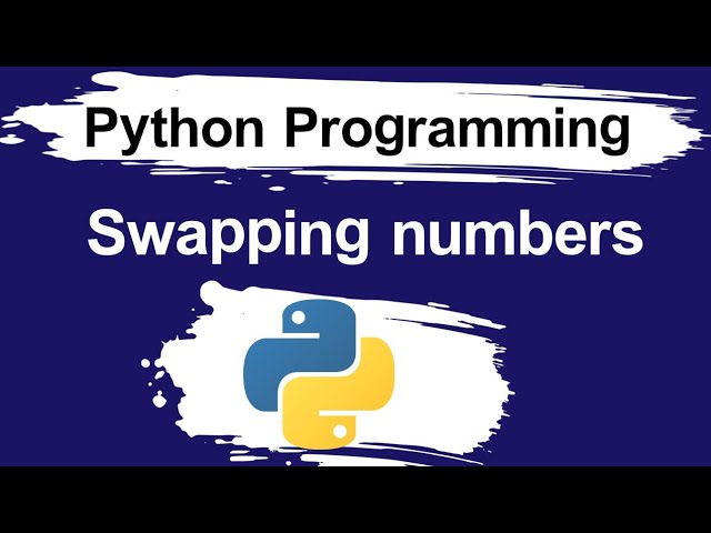 Swapping of numbers program in python