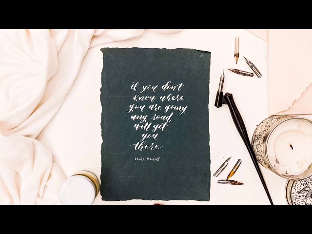 Pointed Pen Calligraphy