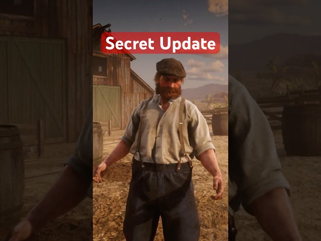Darts in RDR? A Secret Update for Red Dead Online