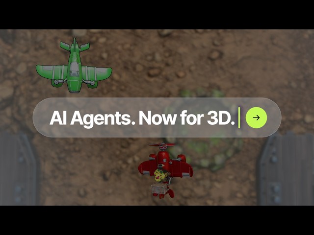 Introducing Meshy 3D Agent: The World's First AI Agent for 3D Creation 🚀