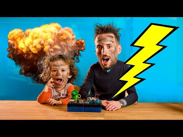 GERTI vs BUZZ Wire Game CHALLENGE - Try not to Laugh Kids!