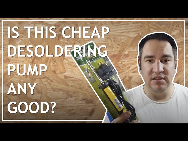 Cheap Desoldering Pump £12.99 Duratool 40w 230v Budget Desolder Sucker