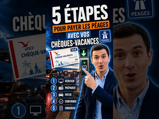 L'astuce pour faciliter le paiement des péages avec vos Chèques-Vacances #ANCV #chequesvacances