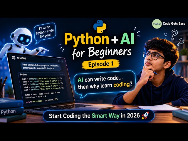 Python + AI for Beginners: Can AI Code? | Episode 1