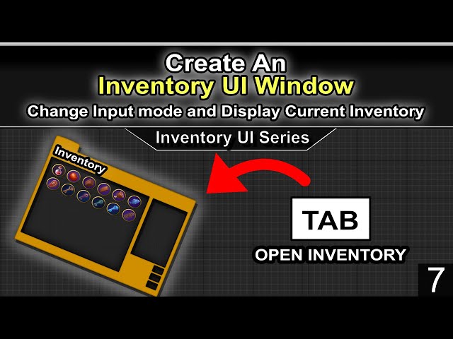 Easy Steps to Build Your Own Inventory UI Menu in Unreal Engine 5