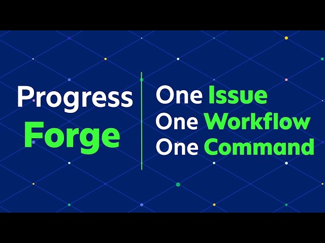 Progress Forge: Orchestrate AI Coding from Issue to PR