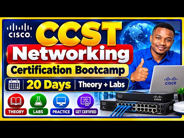 CCST Networking Certification Bootcamp — 20 Days | Theory + Labs [01]