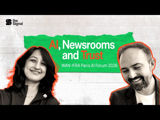AI is changing newsrooms but are we using it for the right things? | The Signal Ep 19