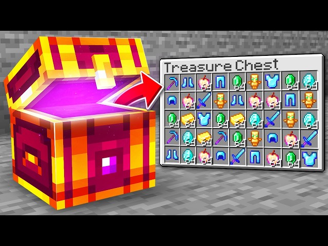 Minecraft, But There's Custom Treasure...