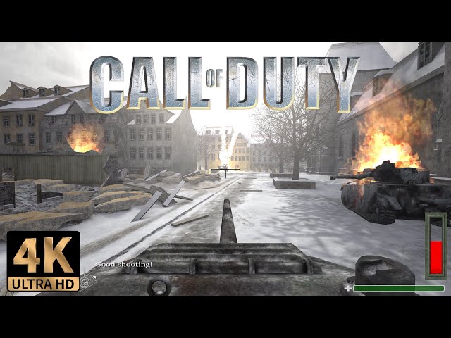 Call of Duty (2003) | #23 Oder River Town | PC Gameplay 4K