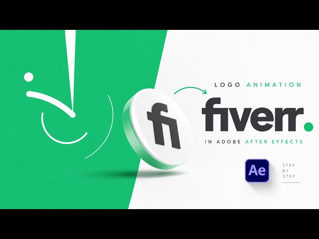 Fiver Logo Animation In Adobe After Effects - Motion Graphic Masterclass.
