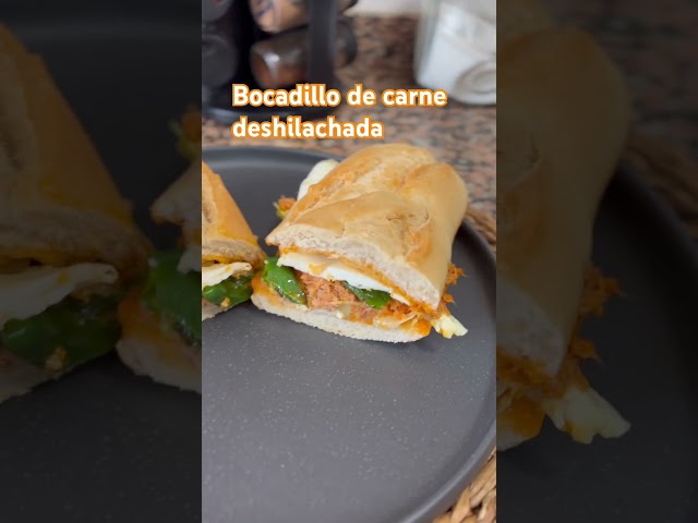 Shredded beef sandwich #susanarecipes #homemaderecipes #easyrecipes