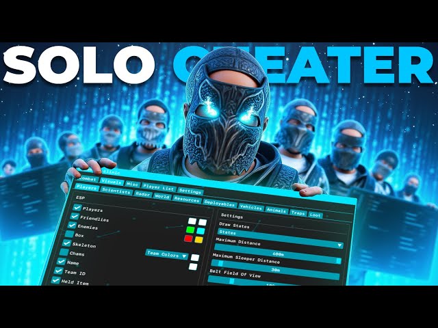 How a solo RUST CHEATER dominates RUST CLANS with the BEST RUST CHEATS..