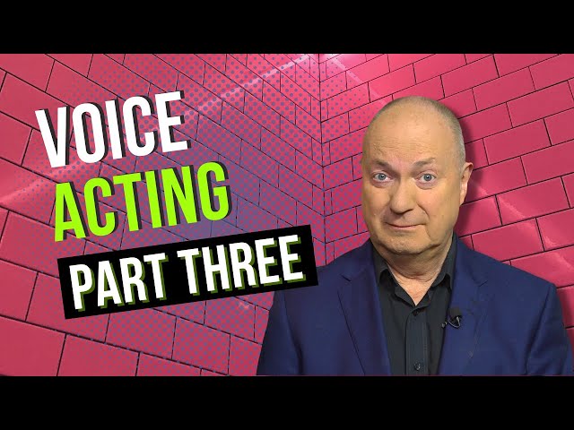 Voice Acting Software - Voice Acting Training Part 3  + FREE Voice Acting Training Pdf