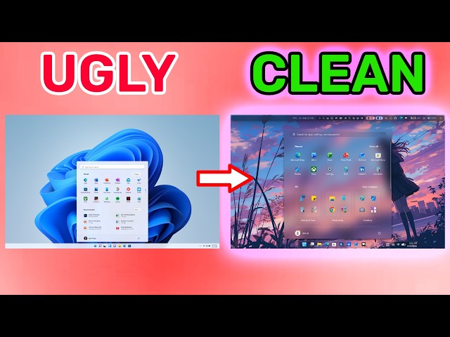 Your WINDOWS is BORING... let's FIX it in 5m (YASB + Windhawk)
