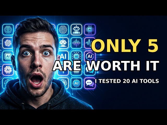 I Tested 20 AI Tools So You Don't Have To