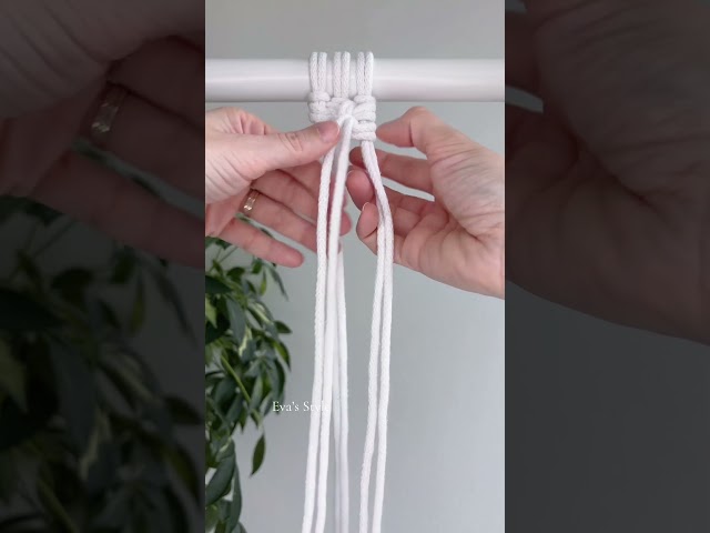 Beautiful Woven Macramé Pattern | Step-by-Step Tutorial 🌿